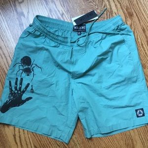 welcome skateboards shorts